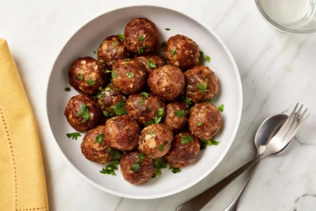 Air Fryer Meatballs Recipe The Best Juicy & Crispy You’ll Ever Try 4 air fryer meatballs