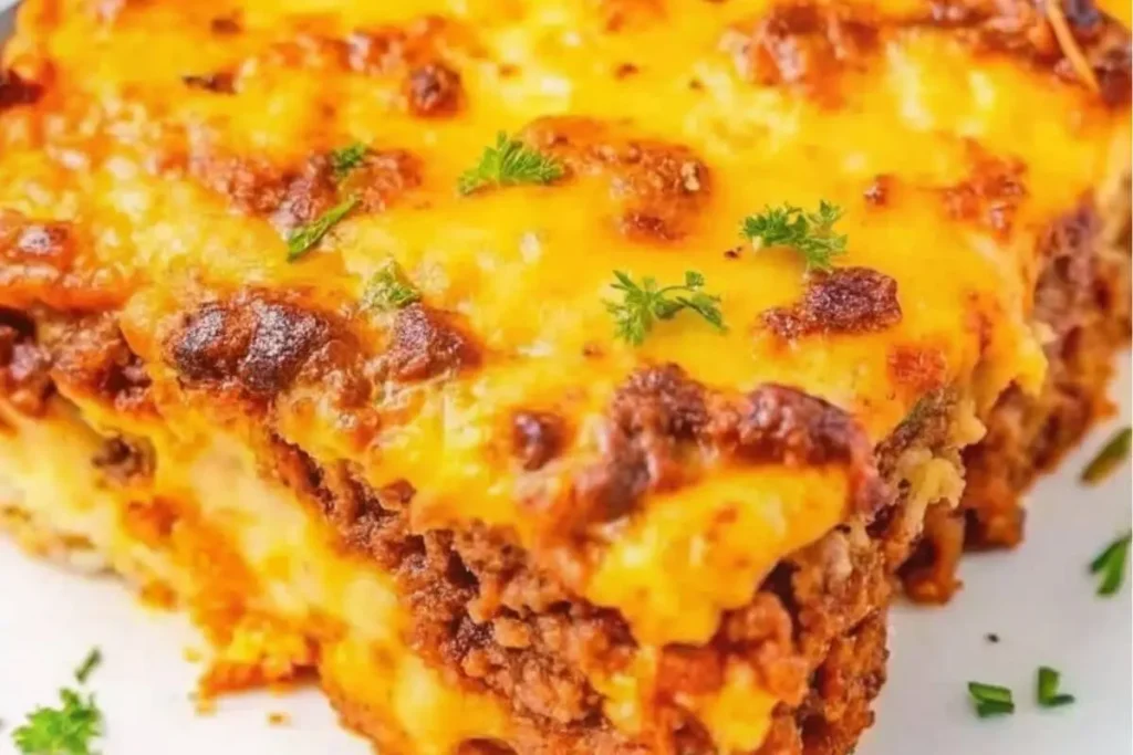 BBQ Beef Cornbread Casserole Recipe