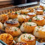 Baked scallops
