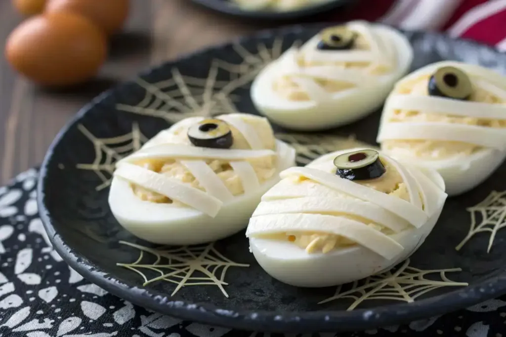 Halloween Deviled Eggs