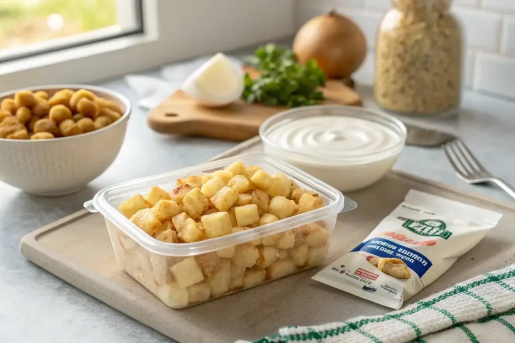 Ingredients for 3-Ingredient Holiday Ranch Potato Casserole
