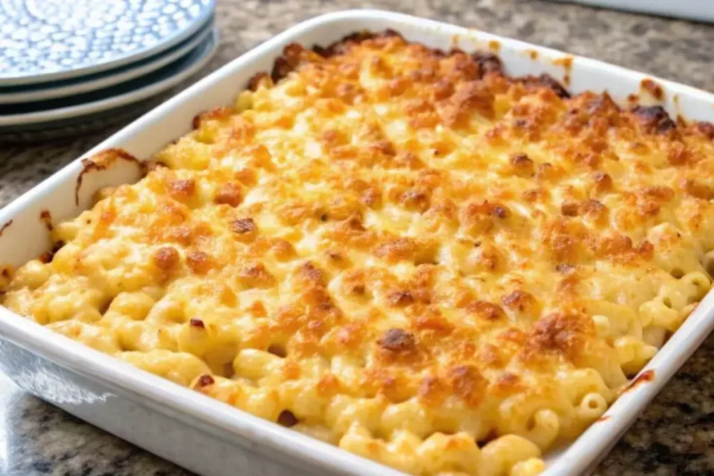Oven-Baked Macaroni and Cheese with Silky Cheddar-Gruyère Sauce