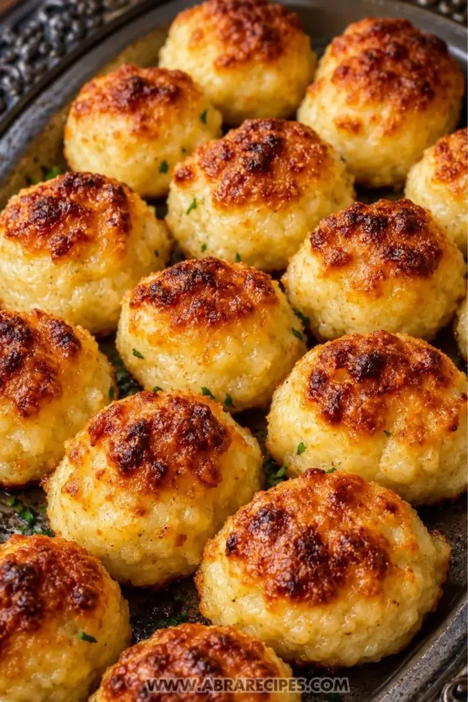 Oven-Baked Party Potato Puffs: Crispy Cheesy Bites